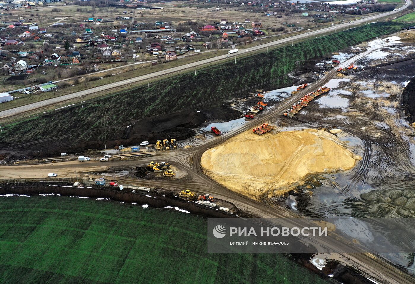 Строительство трассы 