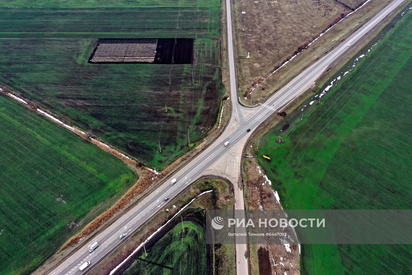 Строительство трассы "Краснодар - Керчь"