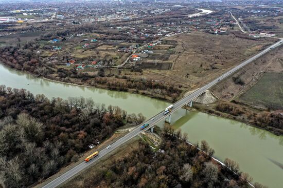 Строительство трассы "Краснодар - Керчь"