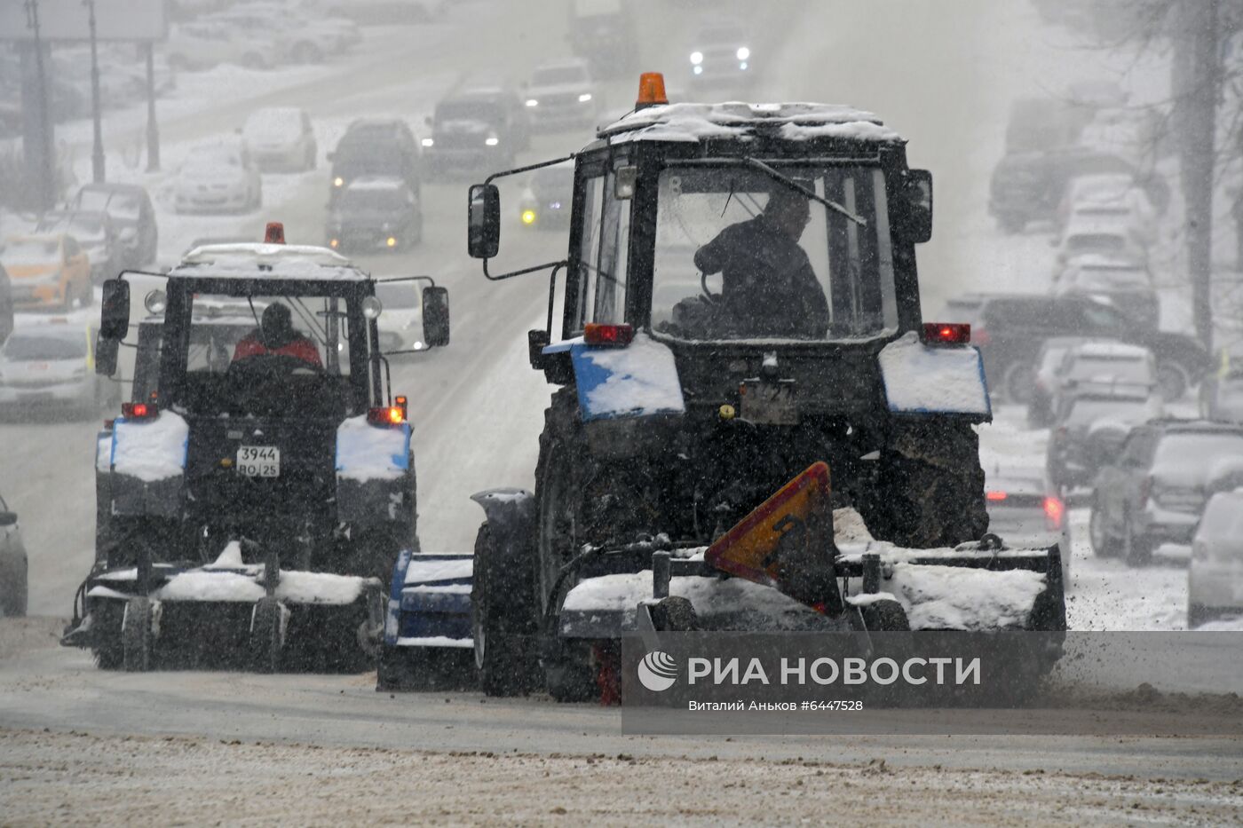 Метель во Владивостоке