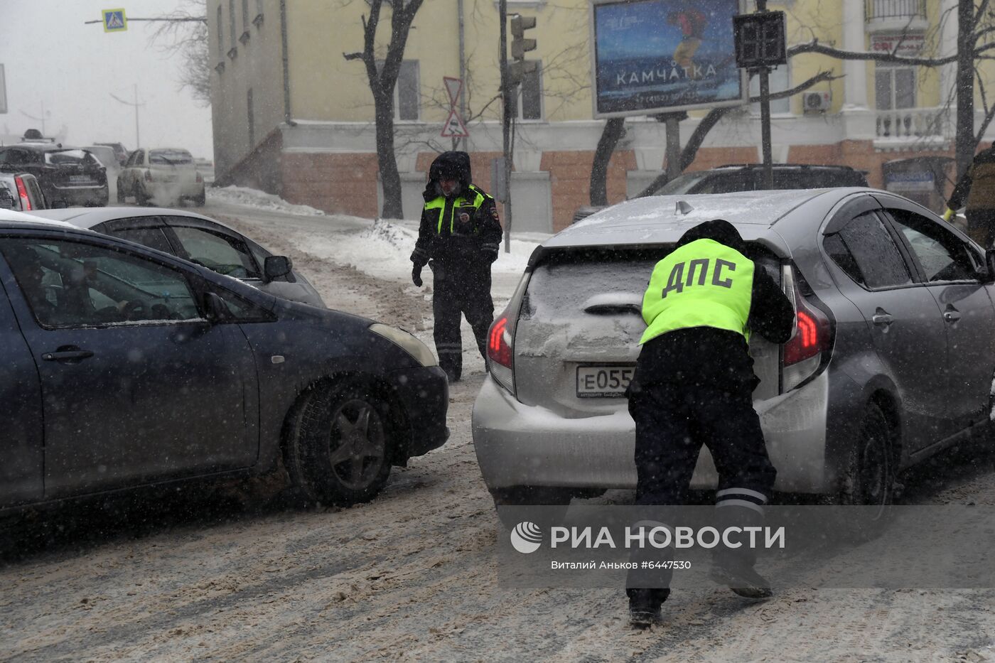 Метель во Владивостоке
