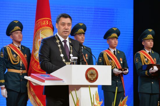 Инаугурация избранного президента Киргизии С. Жапарова