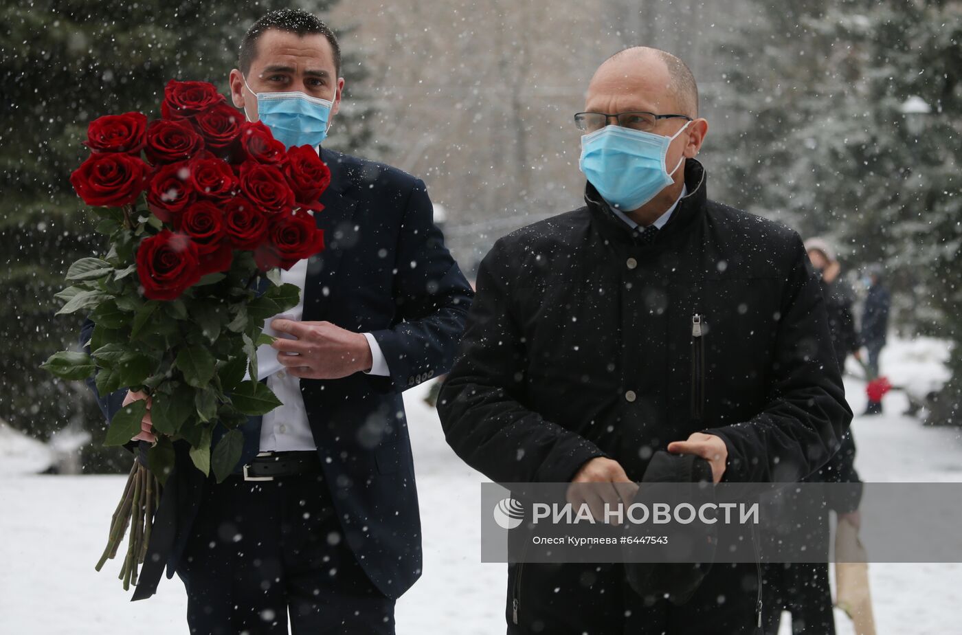 Прощание с бывшим вице-премьером РФ С. Приходько в Москве