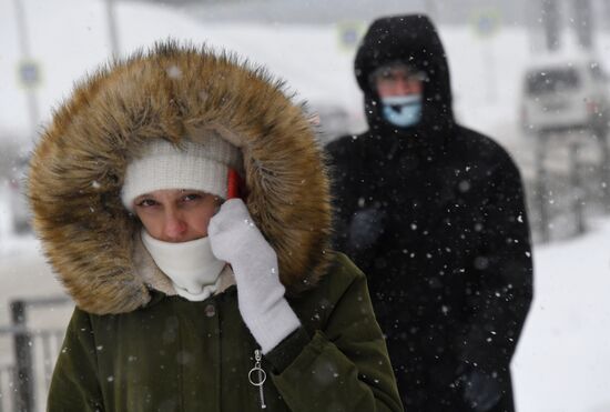 Метель во Владивостоке