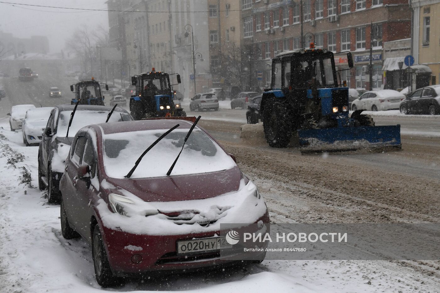 Метель во Владивостоке