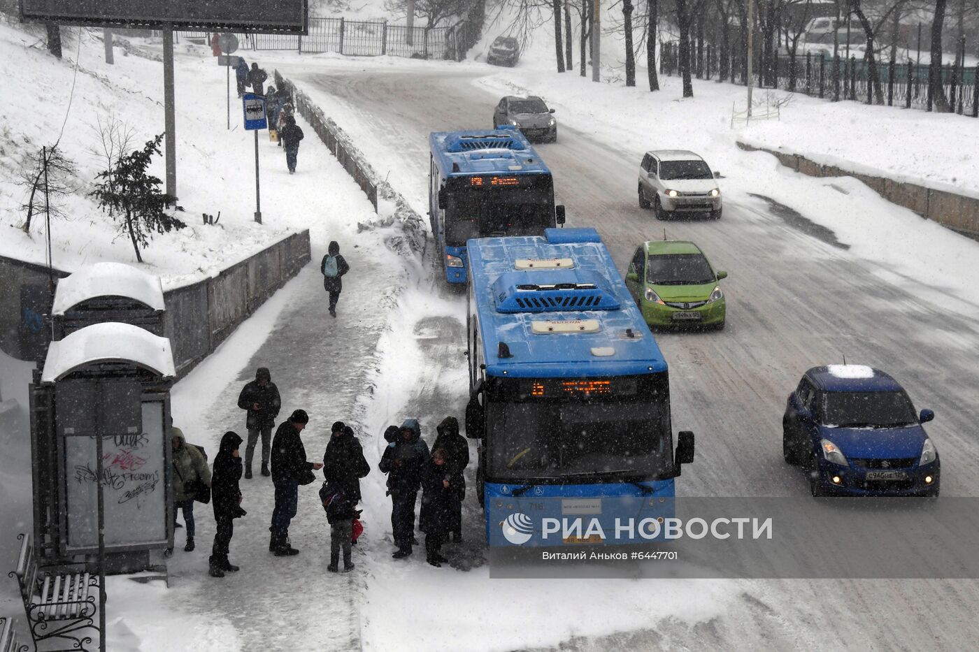 Метель во Владивостоке