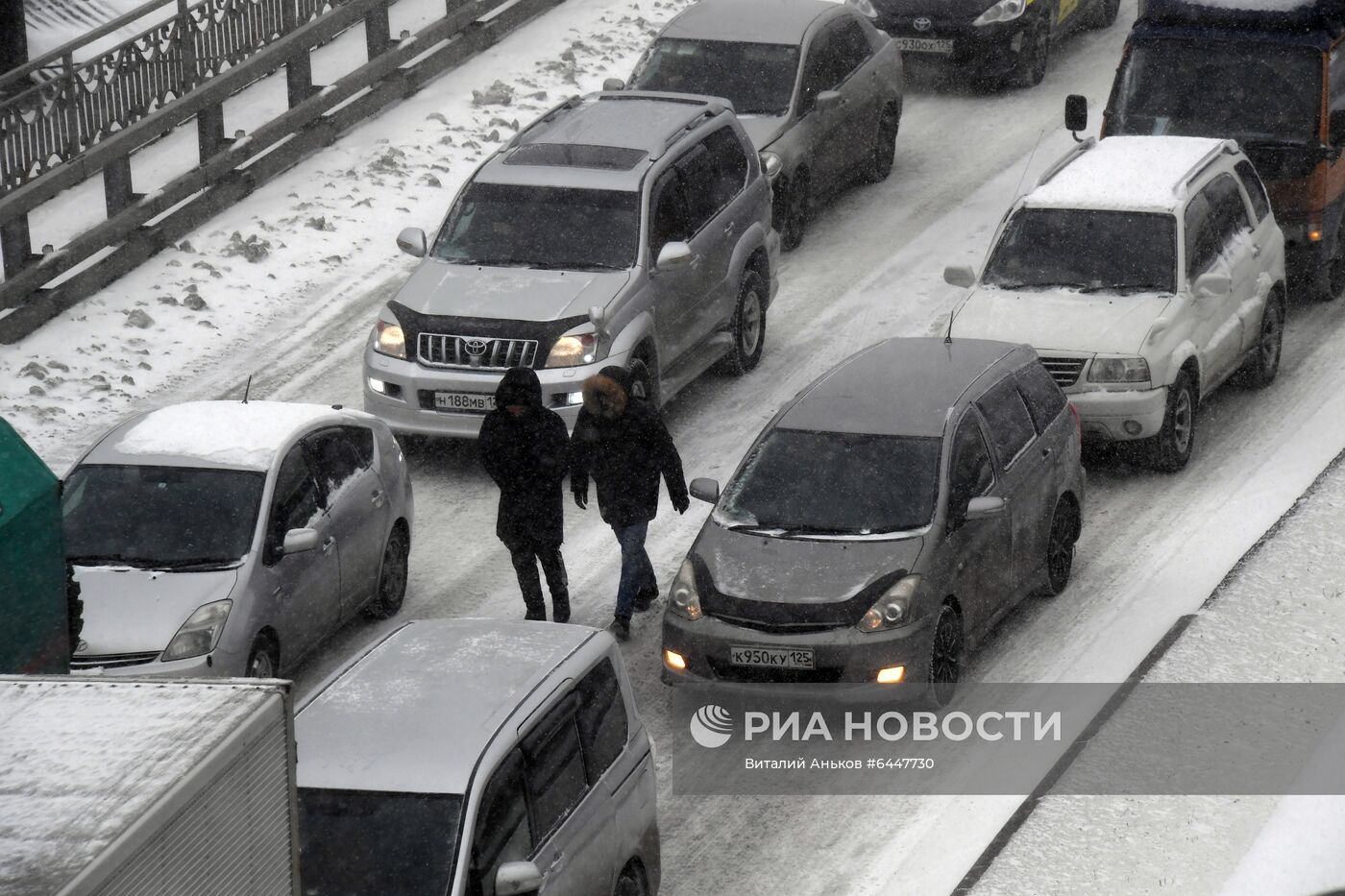 Метель во Владивостоке