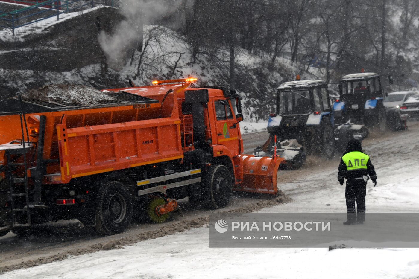 Метель во Владивостоке