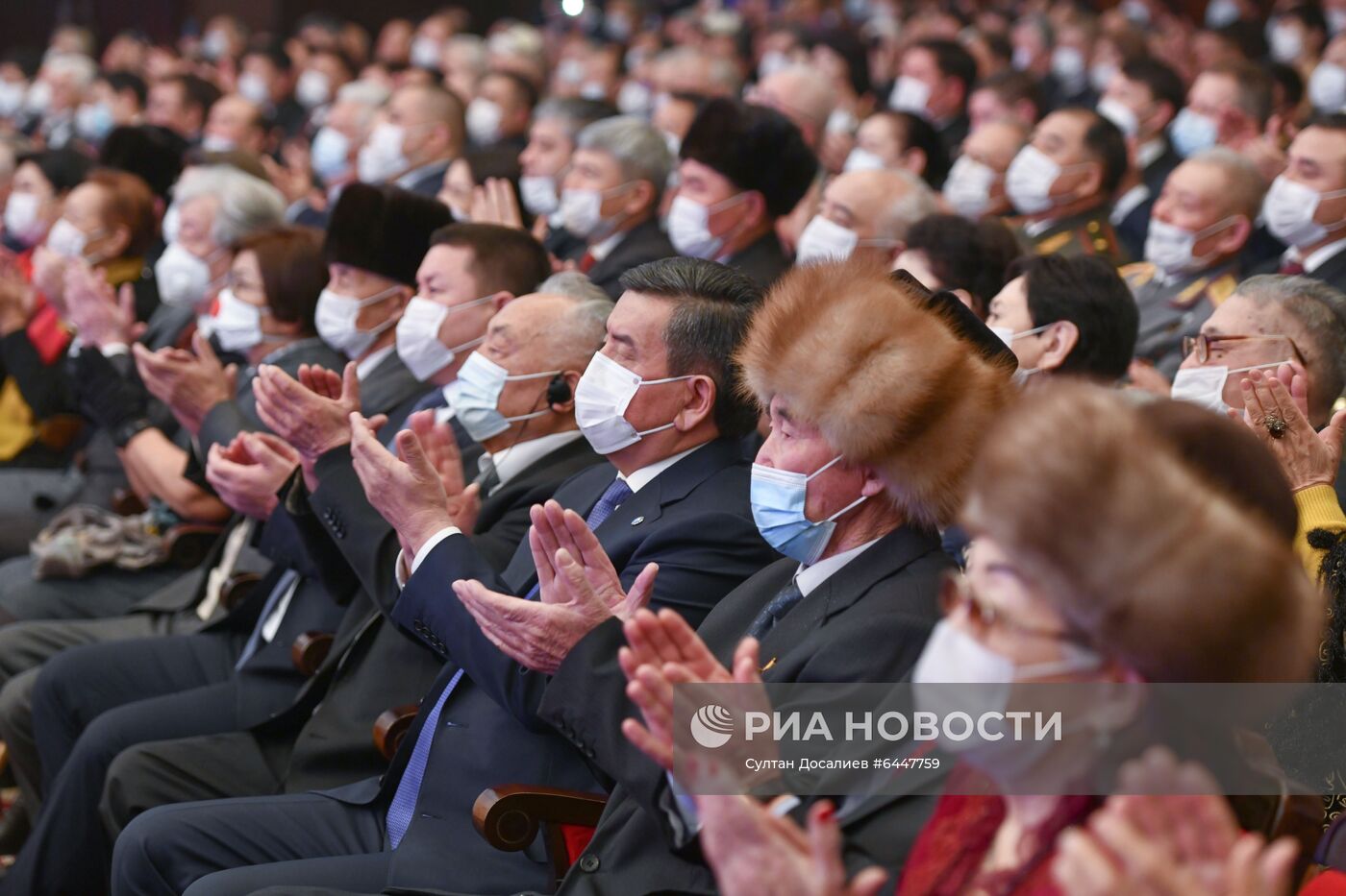 Инаугурация избранного президента Киргизии С. Жапарова