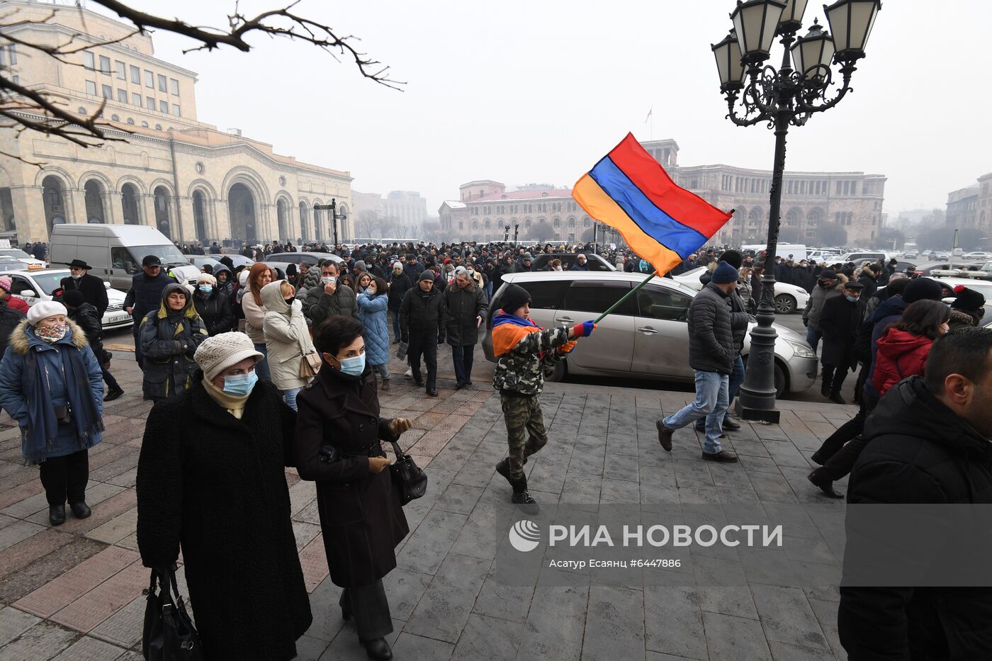 Акция протеста в Ереване