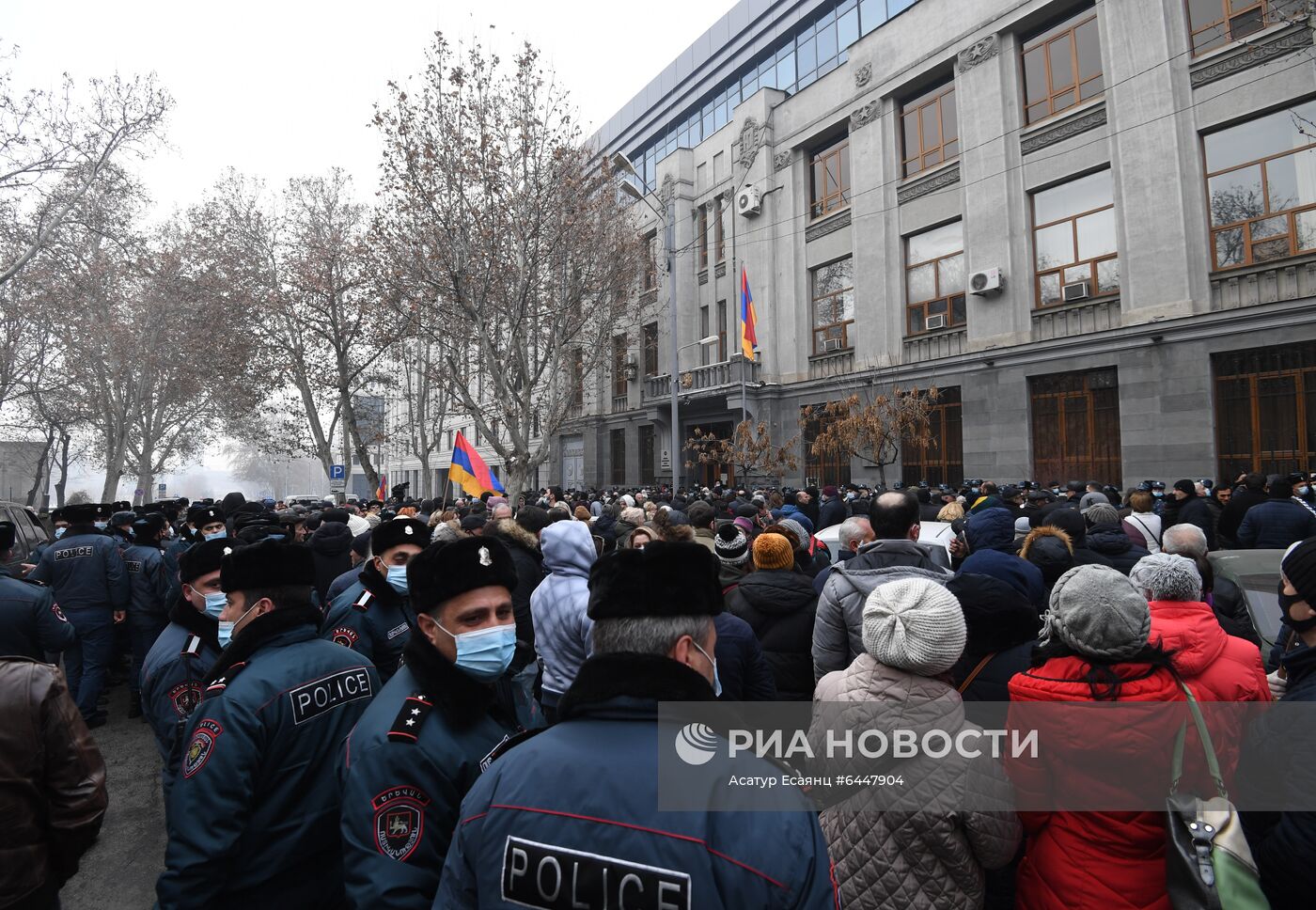 Акция протеста в Ереване