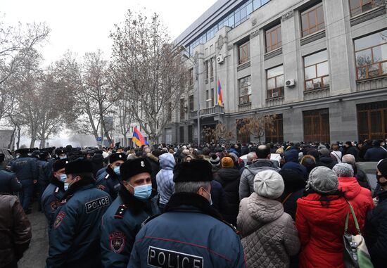 Акция протеста в Ереване