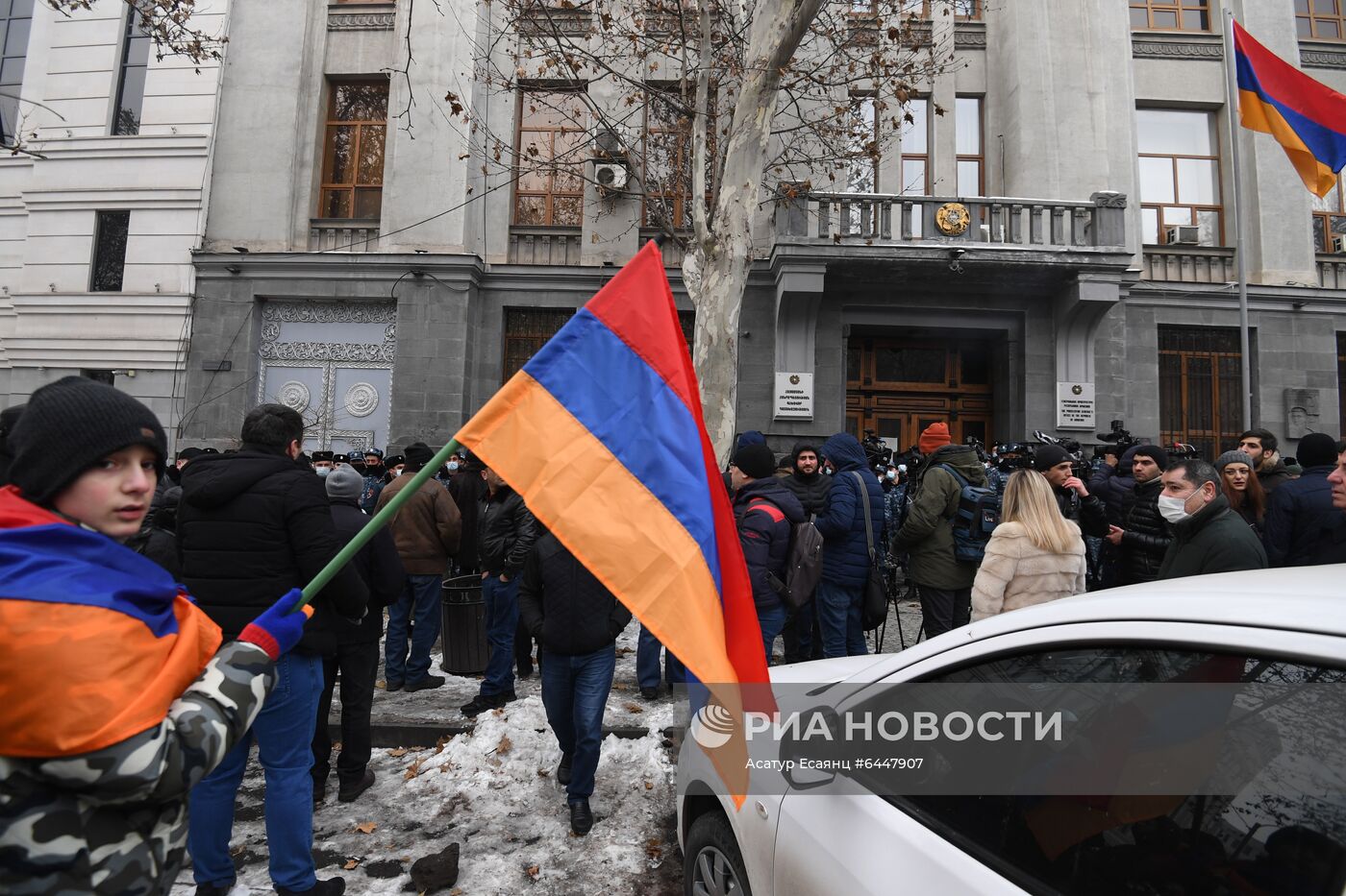 Акция протеста в Ереване