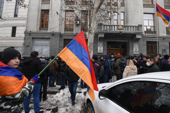 Акция протеста в Ереване