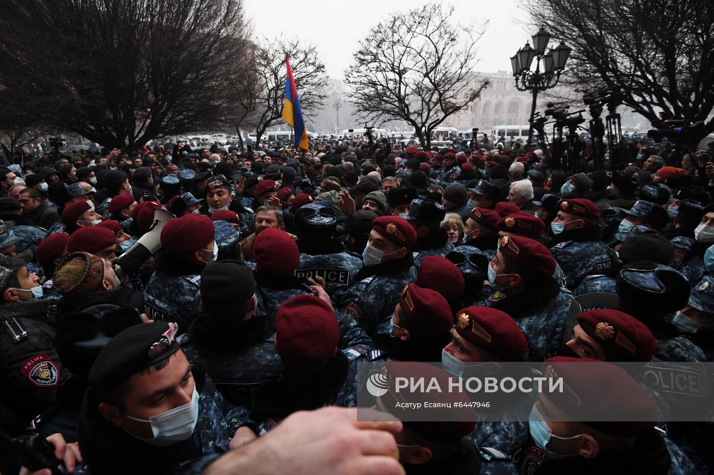 Акция протеста в Ереване