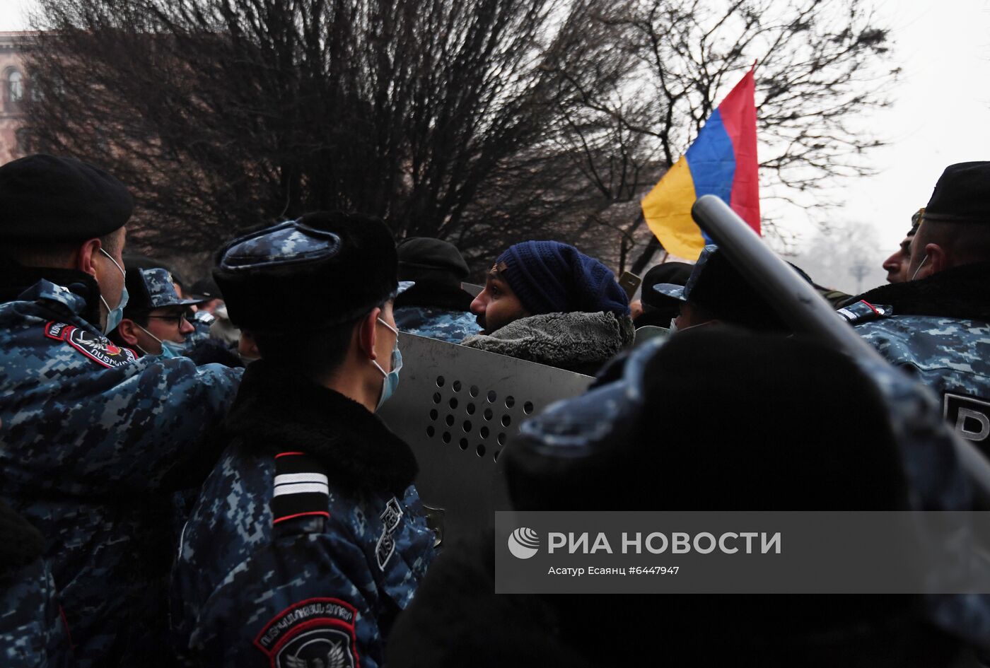 Акция протеста в Ереване