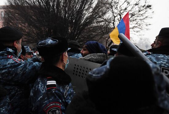 Акция протеста в Ереване