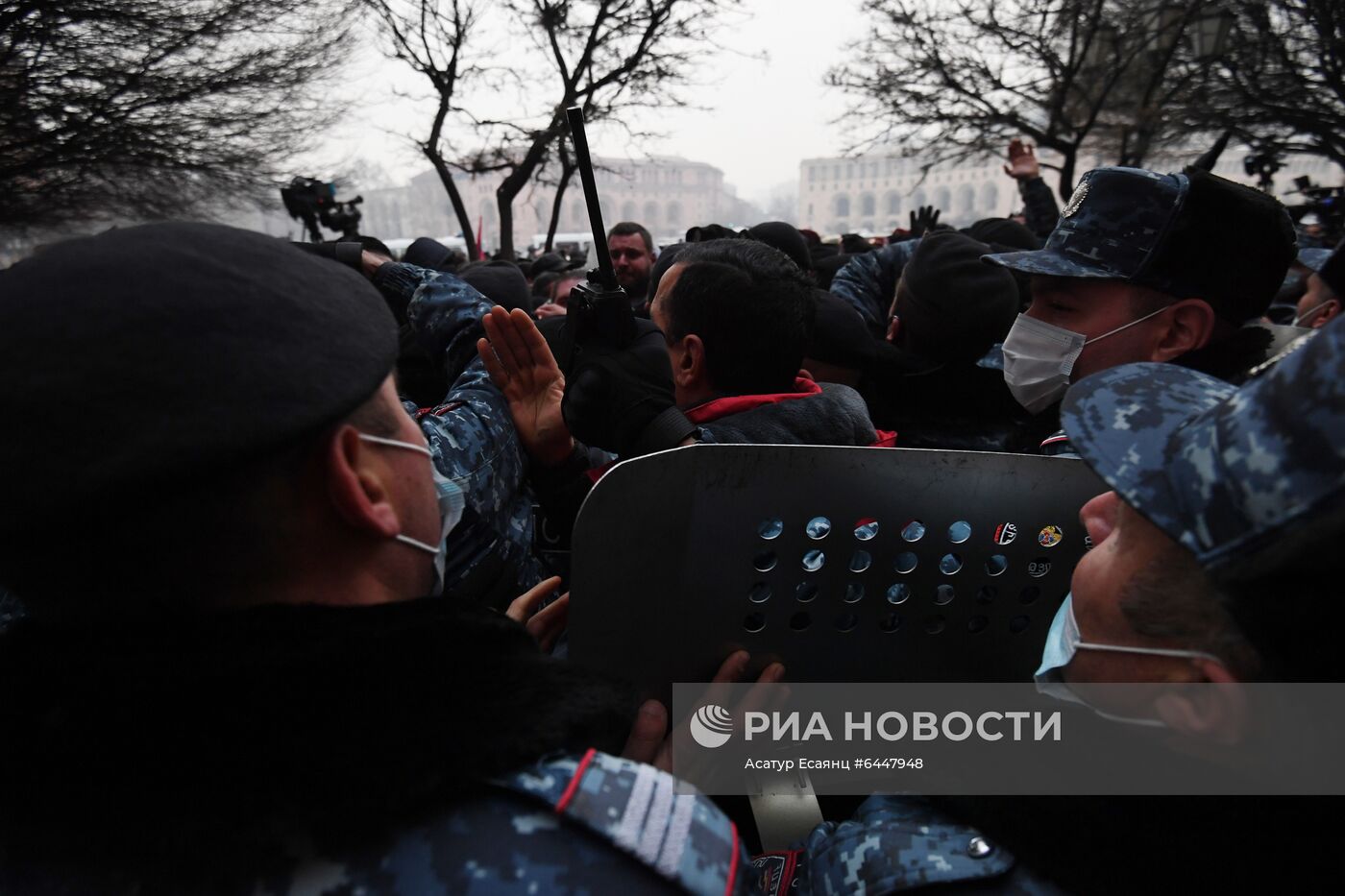 Акция протеста в Ереване