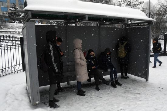 Метель во Владивостоке