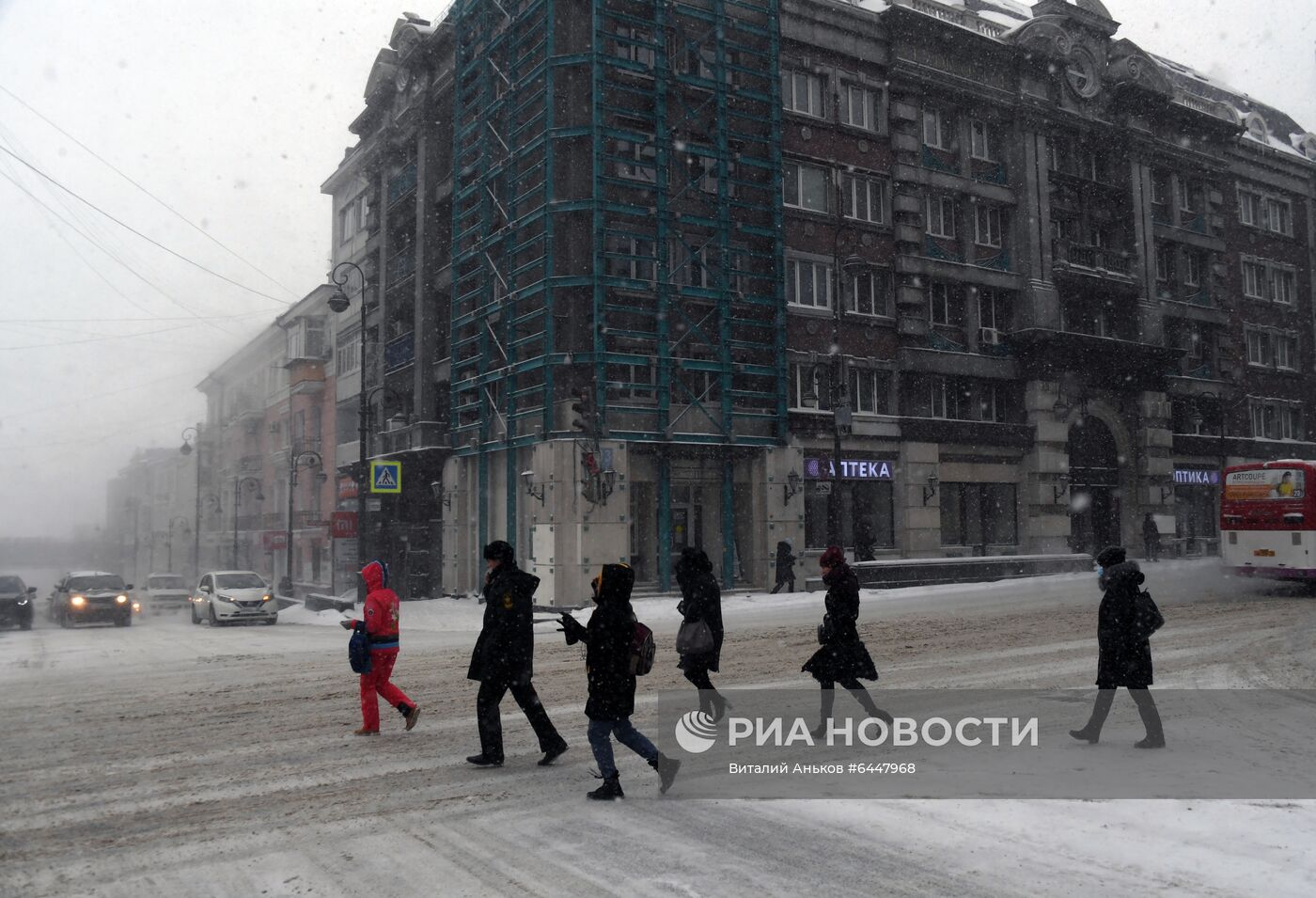 Метель во Владивостоке