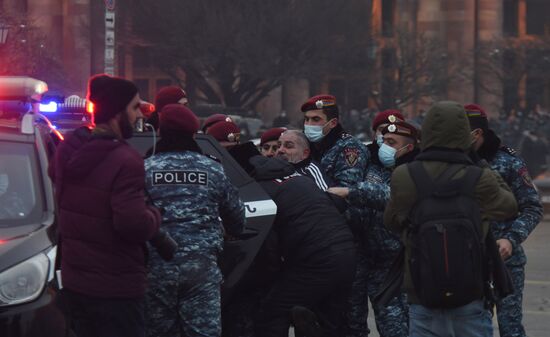 Акция протеста в Ереване