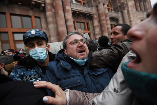 Акция протеста в Ереване