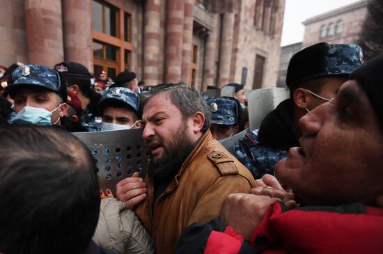 Акция протеста в Ереване