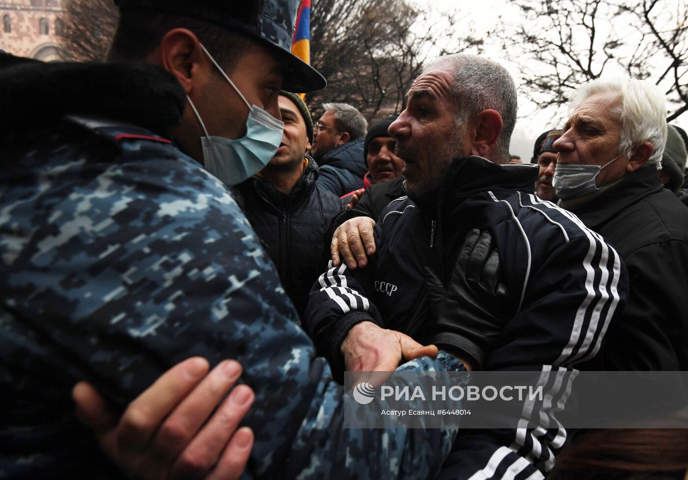 Акция протеста в Ереване