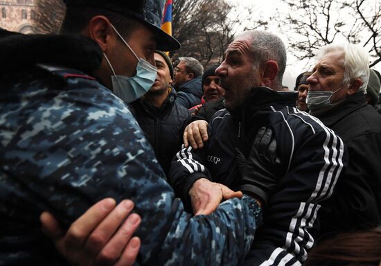 Акция протеста в Ереване