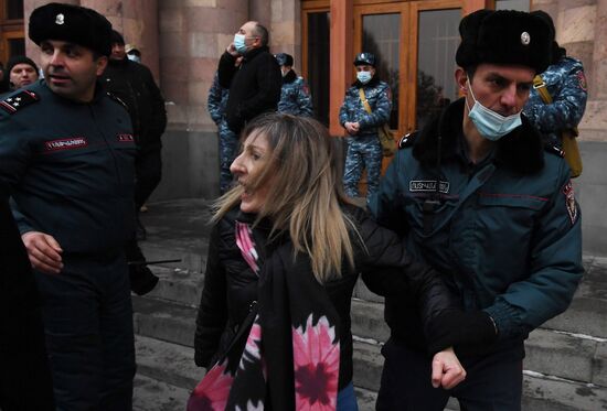 Акция протеста в Ереване