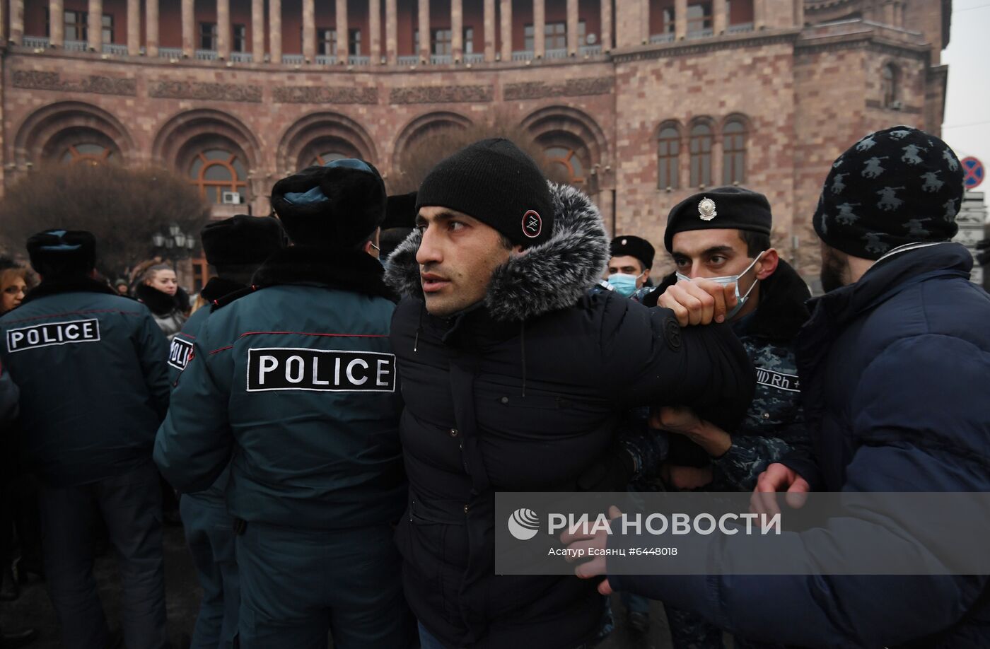 Акция протеста в Ереване