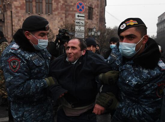 Акция протеста в Ереване