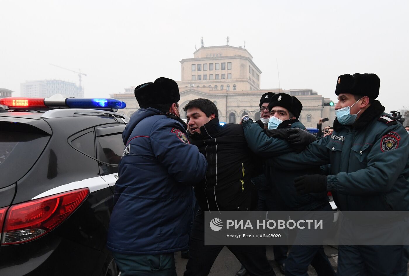 Акция протеста в Ереване