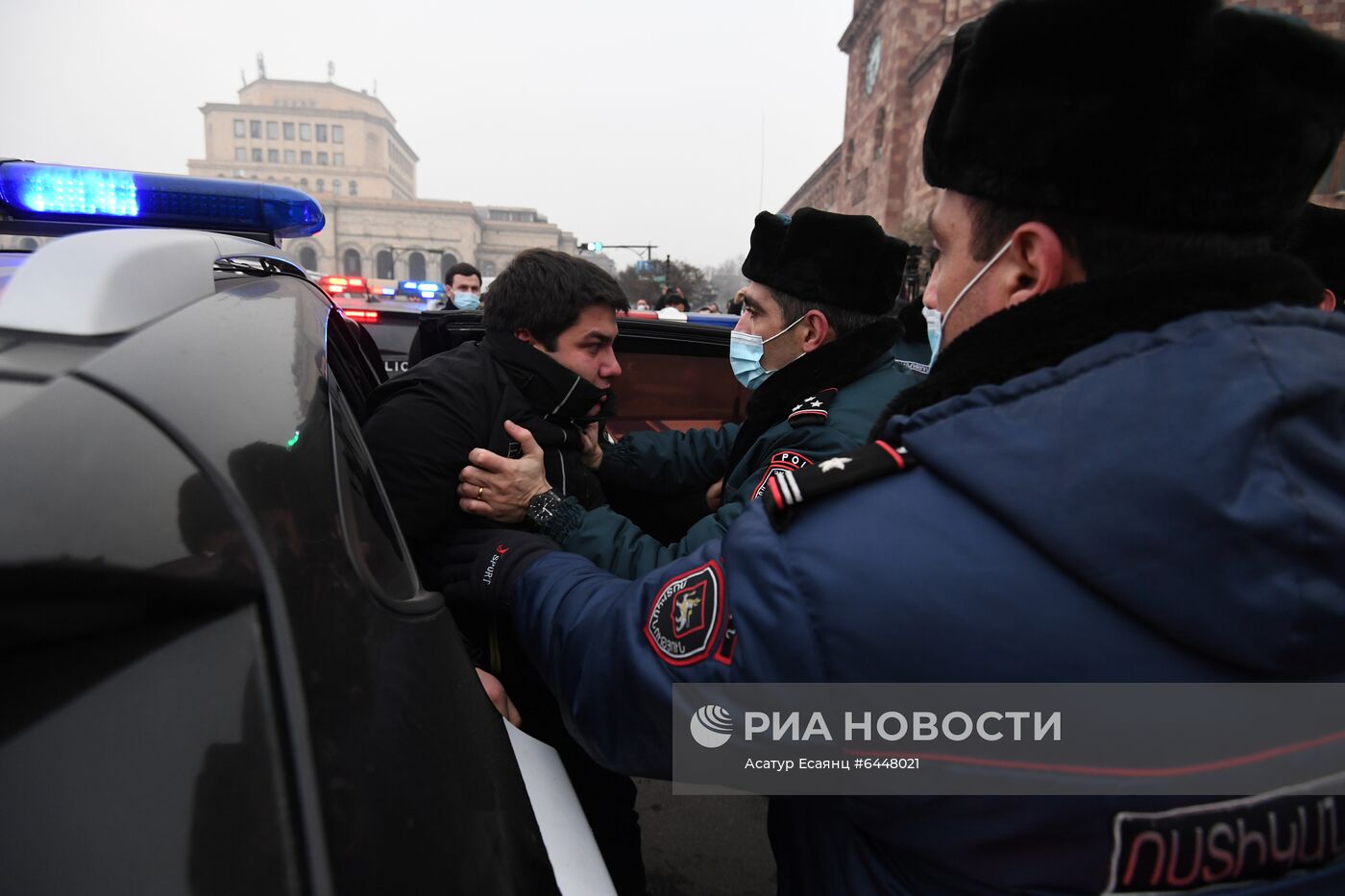 Акция протеста в Ереване