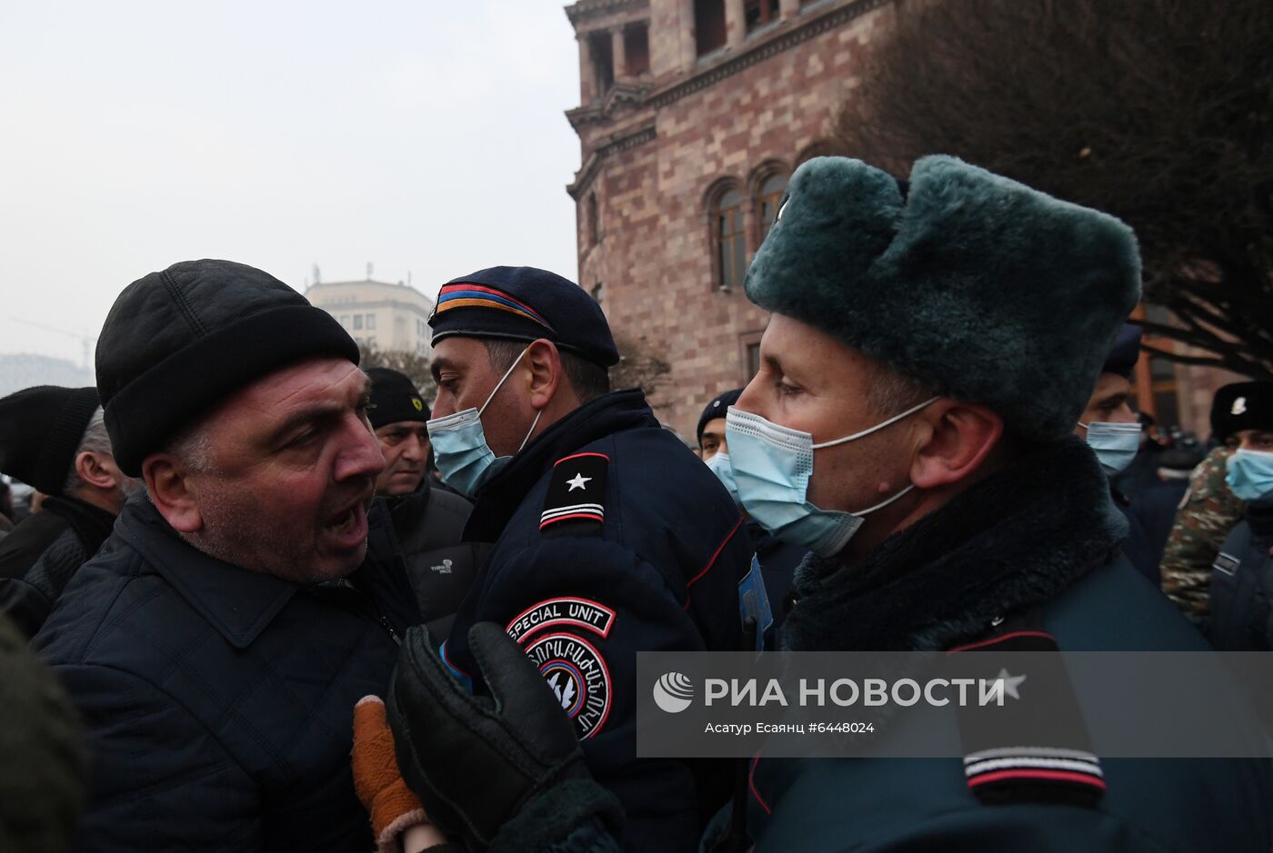 Акция протеста в Ереване