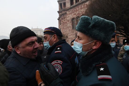 Акция протеста в Ереване
