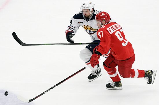 Хоккей. КХЛ. Матч "Спартак" - "Металлург"