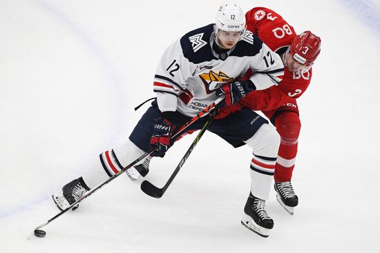 Хоккей. КХЛ. Матч "Спартак" - "Металлург"