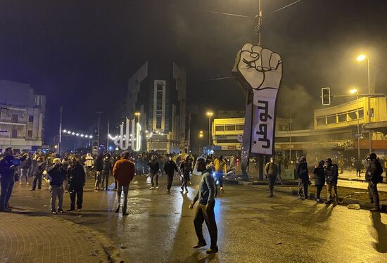 Протесты в Триполи
