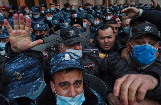 Акция протеста в Ереване