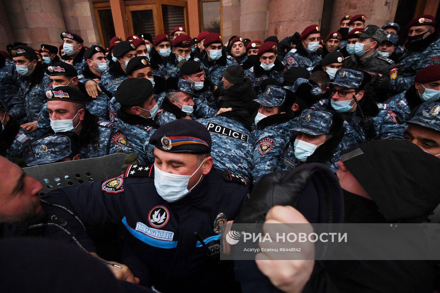 Акция протеста в Ереване