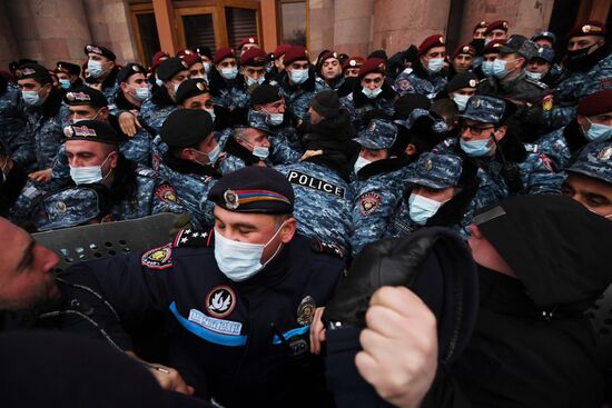 Акция протеста в Ереване