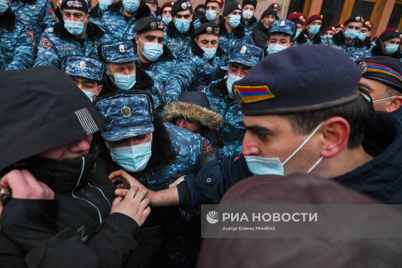 Акция протеста в Ереване