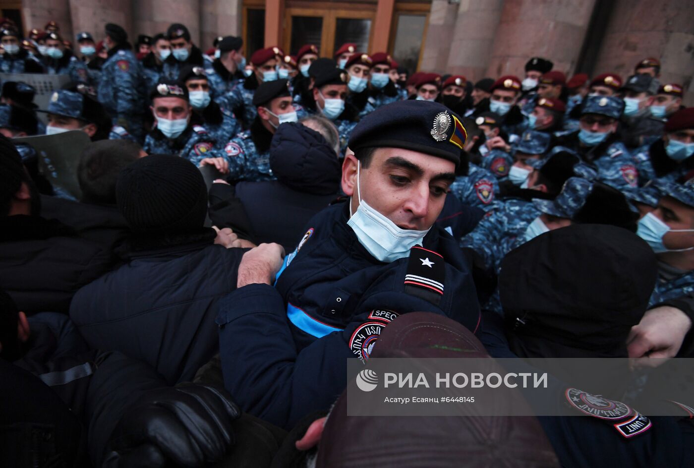 Акция протеста в Ереване