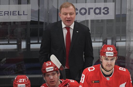 Хоккей. КХЛ. Матч "Спартак" - "Металлург"