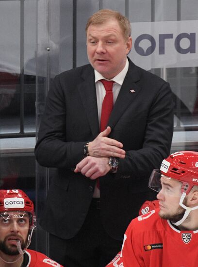 Хоккей. КХЛ. Матч "Спартак" - "Металлург"