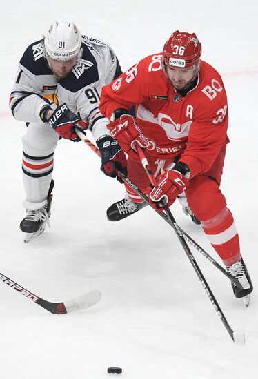 Хоккей. КХЛ. Матч "Спартак" - "Металлург"