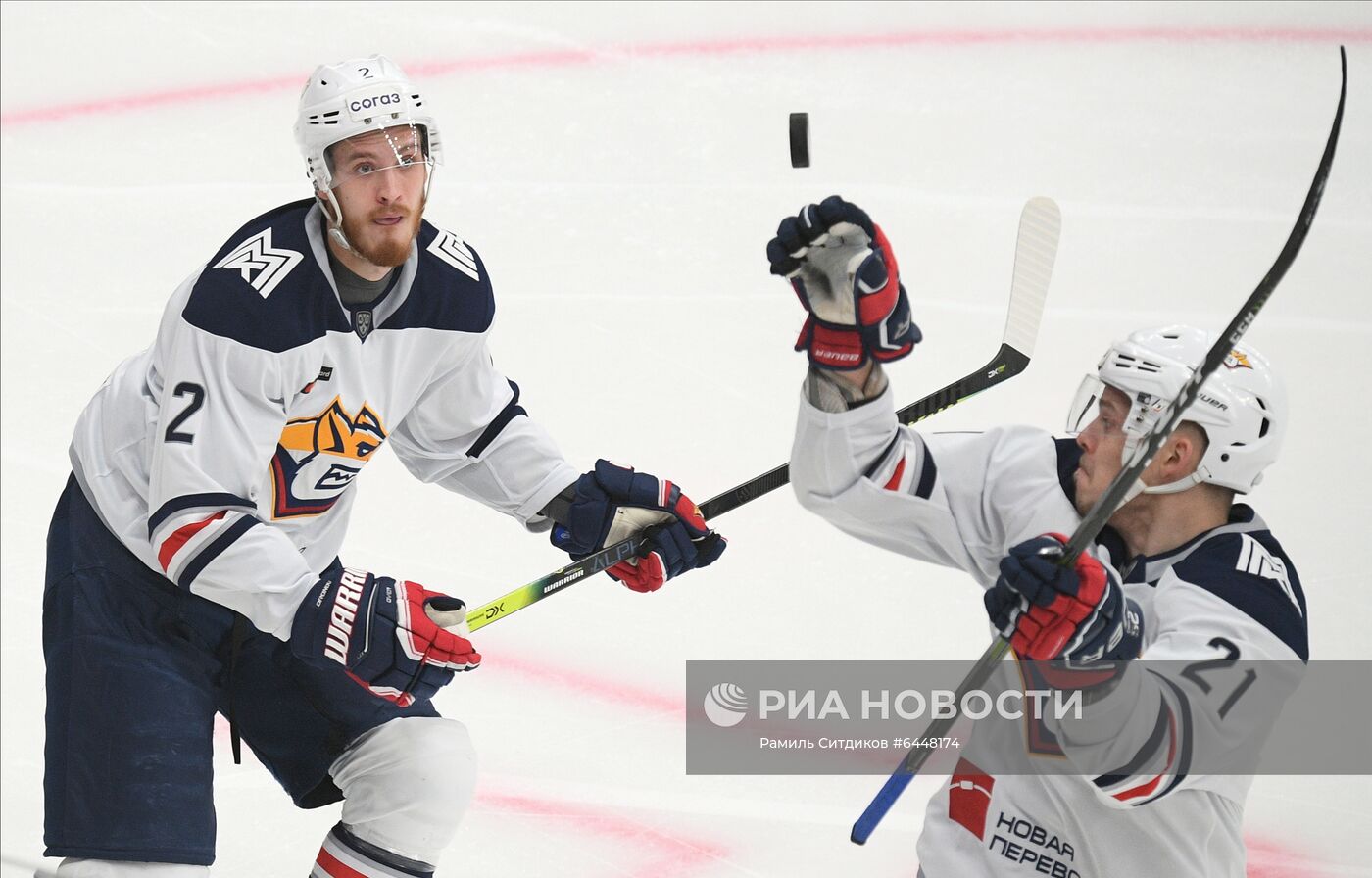 Хоккей. КХЛ. Матч "Спартак" - "Металлург"