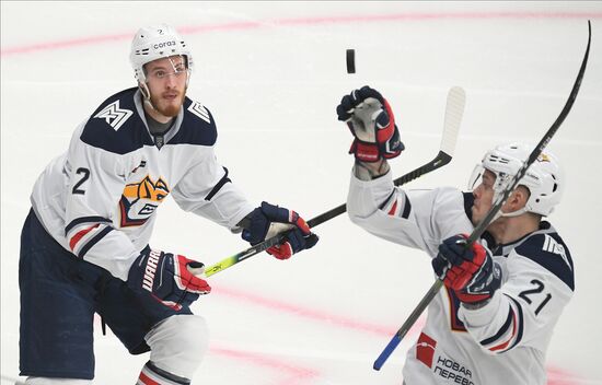 Хоккей. КХЛ. Матч "Спартак" - "Металлург"