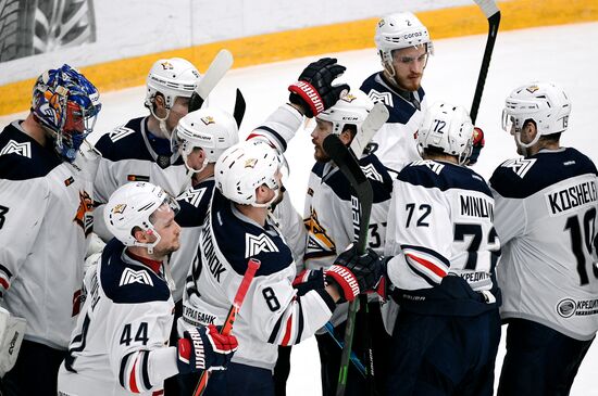 Хоккей. КХЛ. Матч "Спартак" - "Металлург"